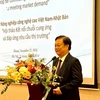 MARD Minister Le Minh Hoan speaks at the event (Photo: VOV)