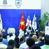 Prime Minister Pham Minh Chinh delivers a policy speech at the Institute of Higher Education in Diplomatic and Consular Training (Photo: VNA)