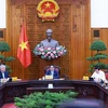 Prime Minister Pham Minh Chinh chairs the first meeting of the government steering committee to review the implementation of Resolution No. 18-NQ/TW (Photo: VNA)