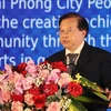 Deputy Minister of Culture, Sports and Tourism Ta Quang Dong speaks at the event (Photo: VNA)