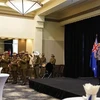 An overview of a ceremony in Canberra to mark the 80th anniversary of the Vietnam People’s Army (December 22, 1944 - 2024) (Photo: VNA)