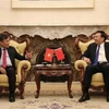 At the meeting between Vietnam's Permanent Deputy Minister of Foreign Affairs Nguyen Minh Vu (L) and Chairman of the China International Development Cooperation Agency (CIDCA) Luo Zhaohui. (Photo: VNA)