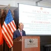 Vietnamese Ambassador to the US Nguyen Quoc Dung speaks at the event. (Photo: VNA)