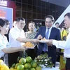 People attend the China–Vietnam Border Economic, Trade and Tourism Fair held in 2023 in the northern province of Lao Cai. (Photo: VNA)