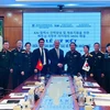 Representatives of the Korea Aerospace Industries Ltd (KAI) and GAET, a public enterprise under the Vietnamese Ministry of National Defence, sign an MoU. (Photo: Yonhap)
