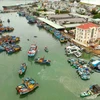 Fishing vessels in the central province of Binh Dinh. (Photo: VNA)