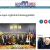 Artículo publicado en el periódico Khmer Times. (Foto: VNA)