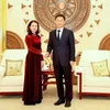 La viceministra vietnamita de Relaciones Exteriores Nguyen Minh Hang se reúne con Liu Ninh, secretario del Comité del Partido Comunista de China en Guangxi (Foto: baoquocte.vn)