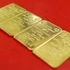 Des lingots d'or de marque SJC seront mis aux enchères le matin du 3 mai (Photo : VNA)