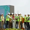 Lors de l'inauguration de l'usine RDF à Rorotan, au nord de Jakarta, le 13 mai (Photo : ANTARA)