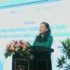 Ho Thi Quyen, directrice adjointe du Centre de promotion des investissements et du commerce de Ho Chi Minh-Ville. Photo : VNA