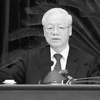 A la nouvelle du décès du secrétaire général du Comité central du Parti communiste du Vietnam (PCV), Nguyen Phu Trong, des dirigeants de nombreux pays et Partis politiques dans le monde, des organisations internationales ont envoyé des messages et lettres de condoléances au Comité central du PCV, aux dirigeants, au peuple vietnamien et à la famille du défunt. Photo : VNA