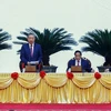 Le secrétaire général To Lam prend la parole lors de la réunion du Comité central du Parti. Photo : VNA