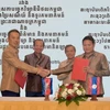 Un protocole d'accord (MoU) sur le développement des ressources humaines dans l'industrie des technologies numériques a été signé entre l'Institut des technologies de l'information et de la communication du Laos et l'Académie cambodgienne des technologies numériques (Photo : VNA)