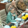 Le ministre indonésien du Commerce, Zulkifli Hasan (en veste verte) lors d'une réunion avec la Commission VI de la Chambre des représentants à Jakarta le 4 septembre (Photo : Antara)