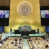 Le secrétaire général et président To Lam prend la parole lors de la séance de discussion générale de haut niveau de la 79e session de l'Assemblée générale des Nations Unies (Photo : VNA)