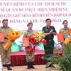 Trois autres soldats de la paix vietnamiens envoyés au Soudan du Sud et à Abyei. Photo : VNA