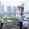 Une station de transmission 5G du groupe Viettel à Hà Nội. Photo avec l'aimable autorisation du groupe Viettel)