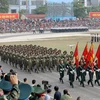 Ensayo del desfile militar. (Fuente: VNA)