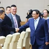 Premier vietnamita dialoga con empresas líderes chinas en economía verde 
