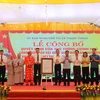 越南政府总理关于将北宁省“桑寺木版”列入国家级宝物名单的决定公布仪式。图自越通社