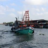 坚江省渔船。图自越通社