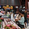 越南荔枝为泰国消费者所熟悉。图自越通社