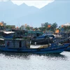 岘港市寿光渔港的渔船。图自越通社