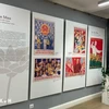  “1969 – 2011年宣传画视角的胡志明肖像”展览会。图自越通社