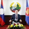 老挝副总理兼外交部长沙伦塞·贡马西。图自越通社