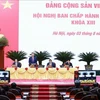 越共第十三届中央委员会会议。图自越通社