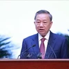 越共中央政治局委员、国家主席苏林同志当选越共中央总书记。图自越通社