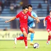 越南国家男足在 10月份 FIFA 排名中下降 3位。图自越通社