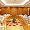 At the meeting of standing members of the sub-committee for documents of the 14th National Party Congress. (Photo: VNA)