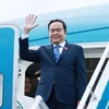 National Assembly Chairman Tran Thanh Man leaves Hanoi on September 8 morning for an official visit to Russia where he will also co-chair the 3rd meeting of the Vietnam-Russia Inter-Parliamentary Cooperation Committee. (Photo: VNA)