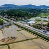 The 92-km Quynh Luu-Thanh Hoa section of the 500kV circuit-3 power transmission line was commissioned on August 19. (Photo: VNA)