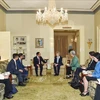 Deputy Prime Minister and Minister of Foreign Affairs Bui Thanh Son (left) meets with Governor of South Australia Frances Adamson. (Photo: VNA)