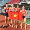 L'équipe mixte vietnamienne de 4x400m a remporté la médaille de bronze aux Championnats asiatiques de relais 2024 à Bangkok, en Thaïlande, lundi 20 mai. Photo: VNA
