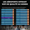 Les aéroports offrant wifi de qualité au monde