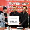 Les Vietnamiens vivant en Allemagne ont fait un don total de plus de 150 000 euros (167 100 dollars) pour soutenir les victimes du typhon Yagi. Photo: VNA