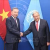 Le dirigeant To Lam et le secrétaire général de l'ONU António Guterres. Photo: VNA