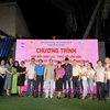 Un événement d'échange culturel entre les étudiants lao et cambodgiens étudiant à Ho Chi Minh-Ville et leurs familles d’accueil a été organisé dans la province de Binh Thuan (Centre). Photo: VNA