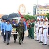 隆安省为在柬牺牲烈士遗骸举行追悼会和安葬仪式