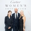 (From left) Dr. Lynne Lim, founder and CEO of NOUSQ from Singapore, Gregory Hallak, managing director of Cartier Vietnam, and Marina Trần Vũ, founder of EQUO at the 2024 Cartier Women’s Initiative Fellow Series held in HCM City on May 10. (Photo: courtesy of Cartier Vietnam) 