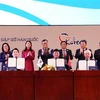 Representatives from Binh Duong and Korean partners sign a cooperation agreement at the “Meet Korea 2024” programme on May 17. (Photo: VNA)