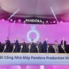 Delegates at the ground-breaking ceremony of the Pandora plant in the southern province of Binh Duong on May 16. (Photo: VNA) 