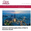 The article about Vietnam's anti-corruption efforts on Canada’s Ottawa Life magazine. (Photo: VNA broadcasts)