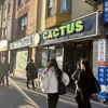 A Cactus shop introduces Vietnamese tea and coffee on a downtown street in Toronto, Canada. (Photo: VNA)