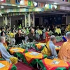 Buddhist followers attend the Vu Lan festival in Moscow, Russia. (Photo: VNA)