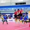 Vietnamese athletes at the King’s Cup 2024 - the International Sepak Takraw Federation (ISTAF) World Sepaktakraw Championship in Thailand. (Photo: thethaovietnamplus.vn)